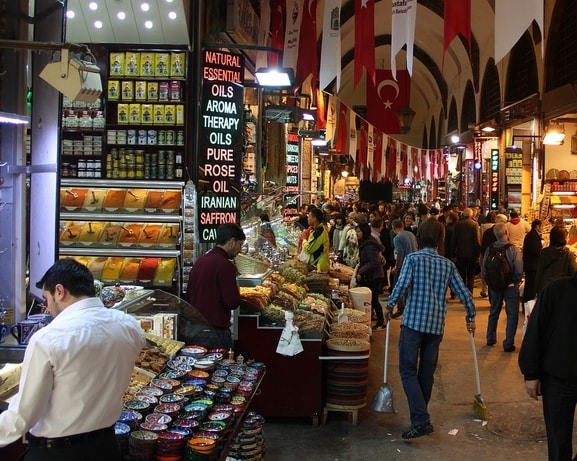 التجارة من تركيا